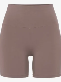 Short de course sportif en coton doux avec logo imprimé à la ceinture