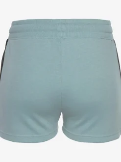 Short de détente sportif avec rayures latérales et ceinture à coulisse