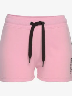Short de détente sportif avec rayures latérales et ceinture à coulisse