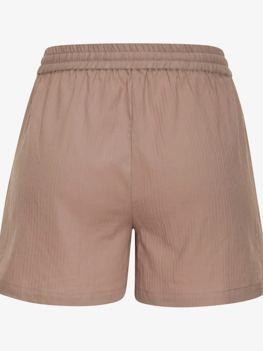 Short de plage avec ceinture élastique et poches latérales