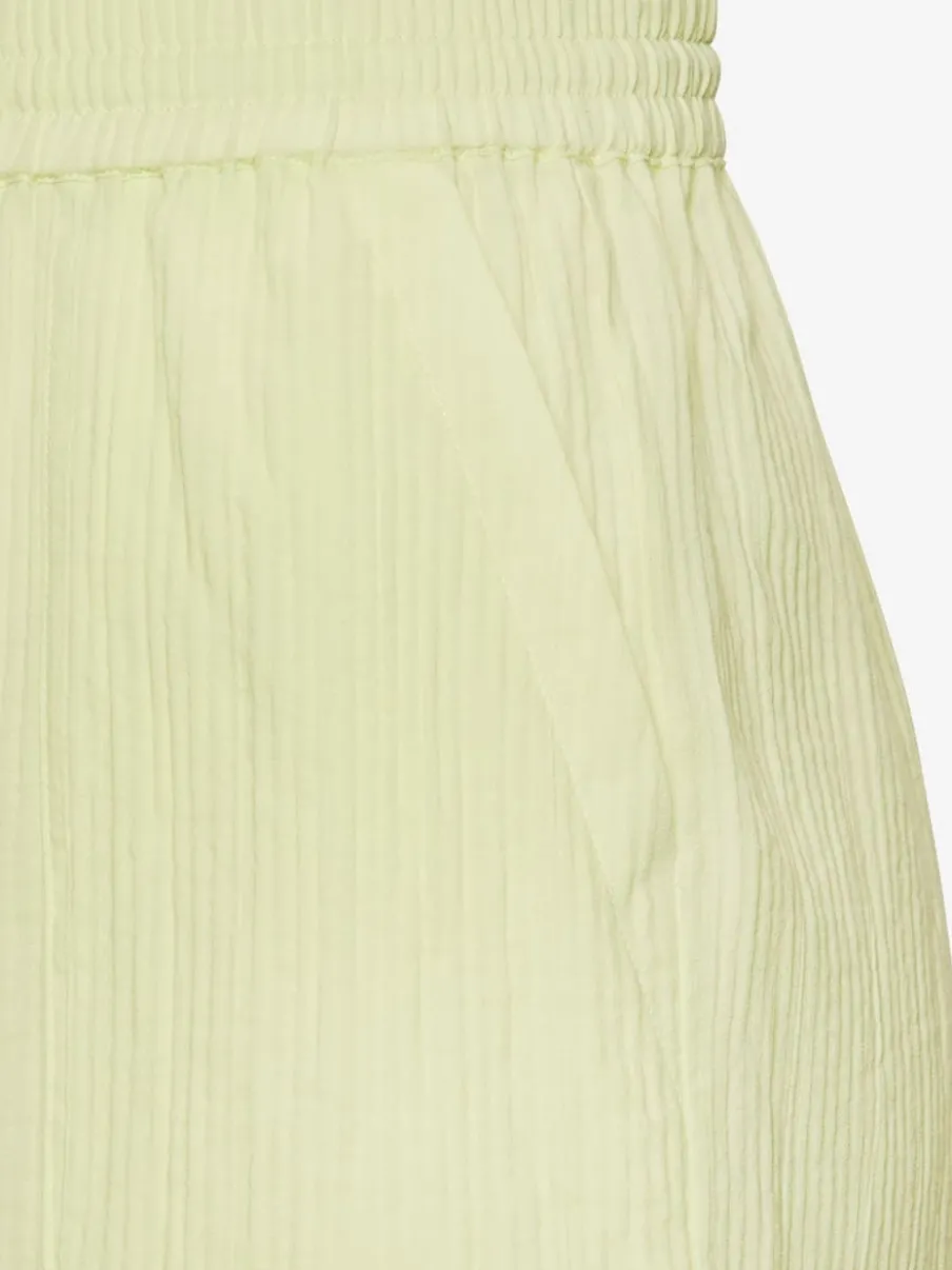 Short de plage avec ceinture élastique et poches latérales