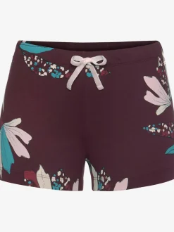 Short de pyjama élégant short de nuit avec motif sur toute la surface