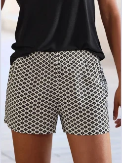 Short de pyjama short avec motif sur toute la surface