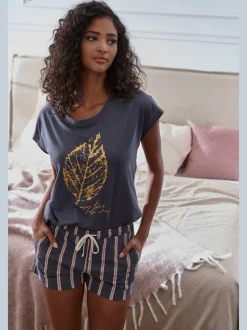 Short de pyjama short avec poches fendues
