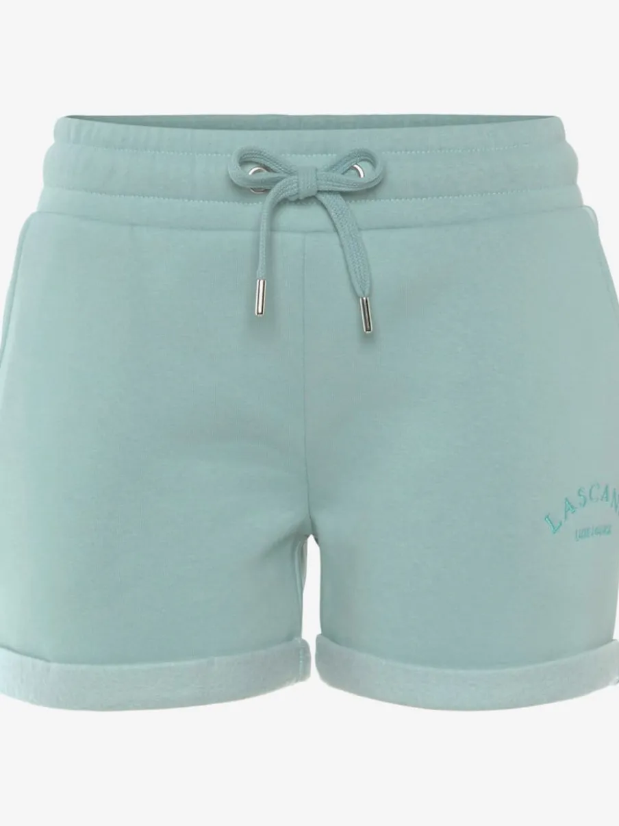 Short en coton molletonné avec poches latérales et ceinture élastique