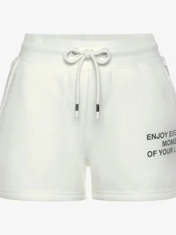 Short en matière sweat avec imprimé et poches fendues pratiques