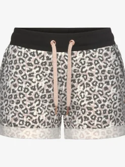 Short Lascana en tissu doux avec ceinture élastique et poches