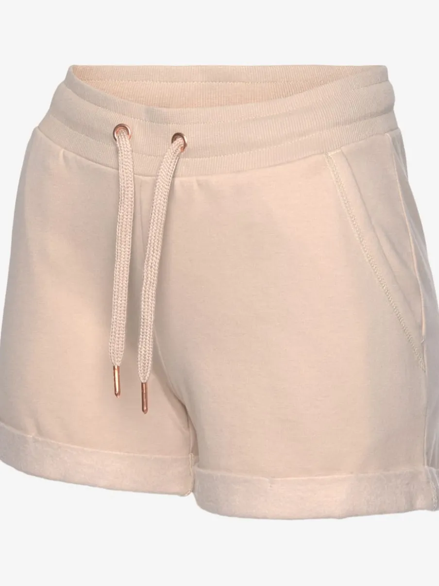 Short Lascana en tissu doux avec ceinture élastique et poches