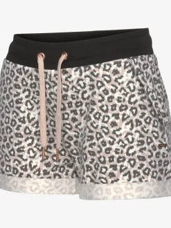 Short Lascana en tissu doux avec ceinture élastique et poches