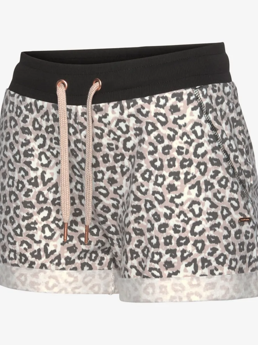 Short Lascana en tissu doux avec ceinture élastique et poches