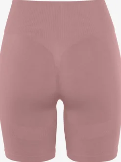 Short sans coutures moulant avec structure côtelée douce