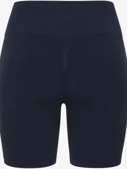 Short sans coutures moulant avec structure côtelée douce