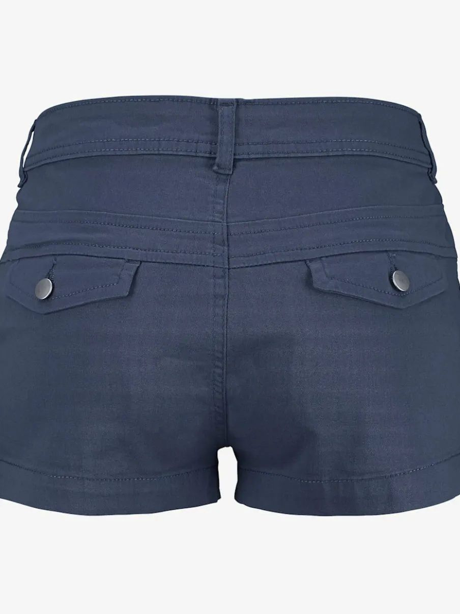 Shorts avec pinces en coton avec poches latérales et dos