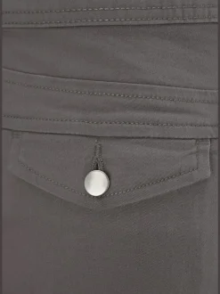 Shorts avec pinces en coton avec poches latérales et dos