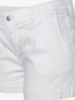 Shorts avec pinces en coton avec poches latérales et dos