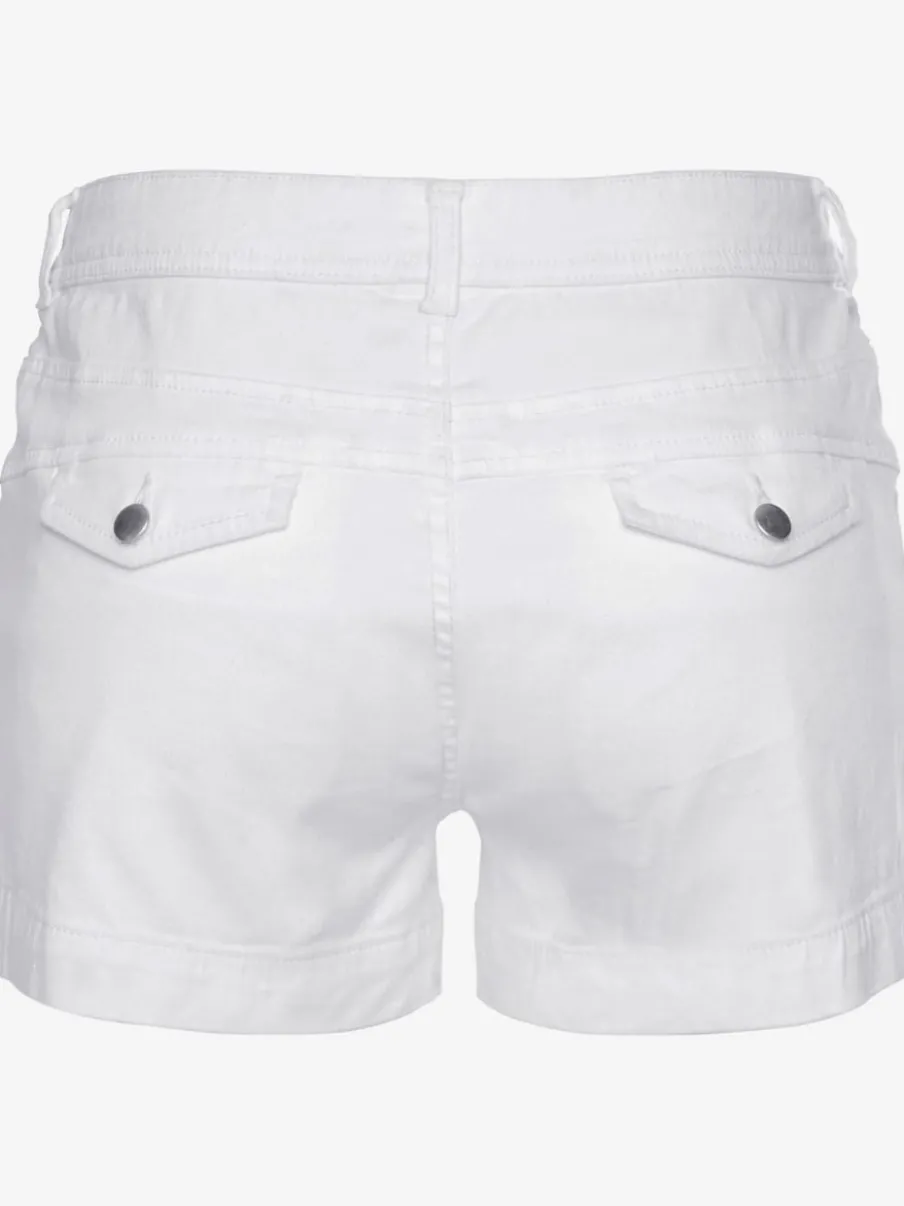 Shorts avec pinces en coton avec poches latérales et dos