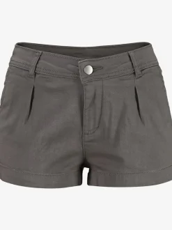 Shorts avec pinces en coton avec poches latérales et dos
