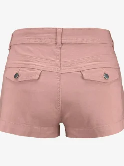 Shorts avec pinces en coton avec poches latérales et dos