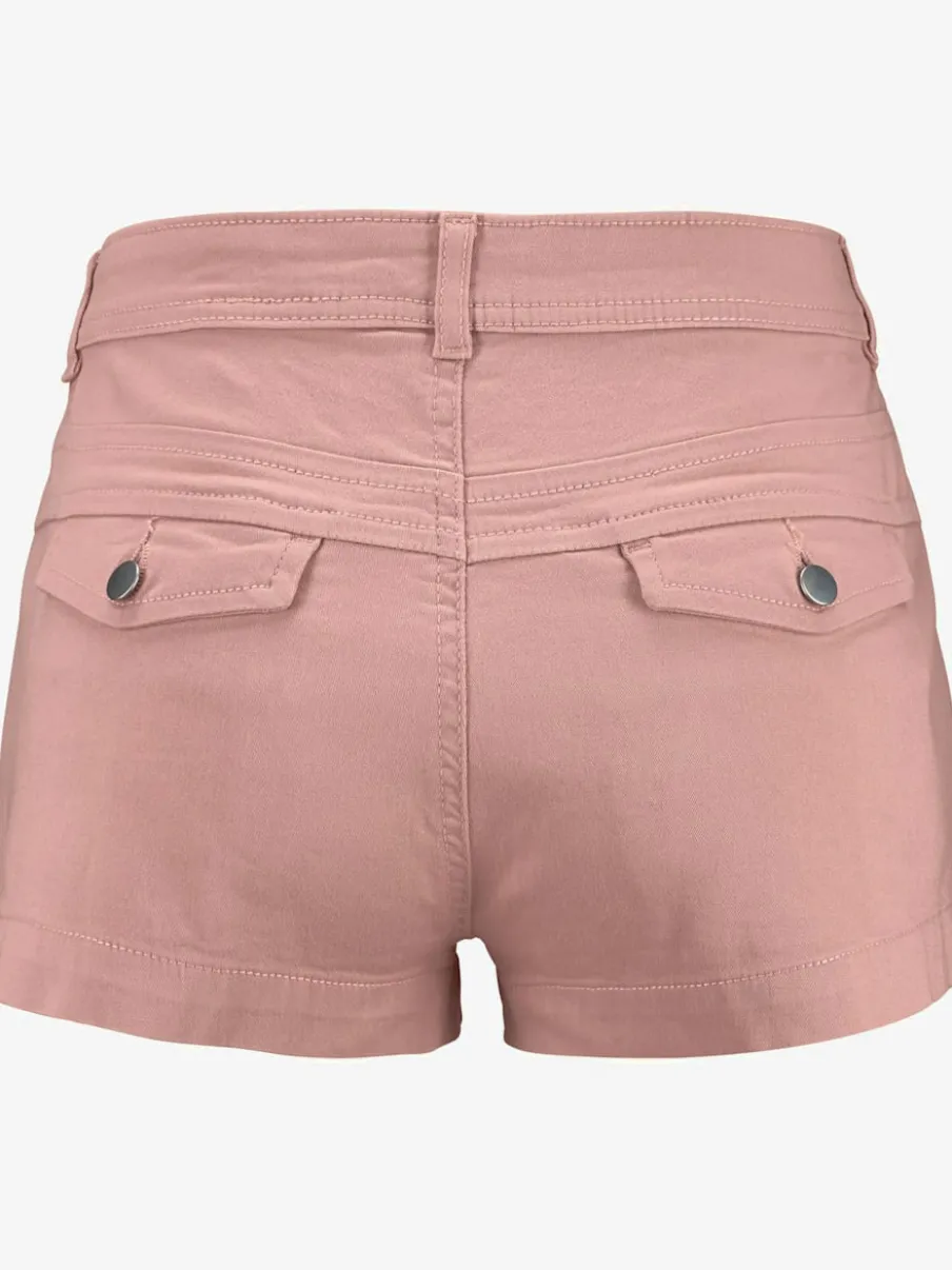 Shorts avec pinces en coton avec poches latérales et dos