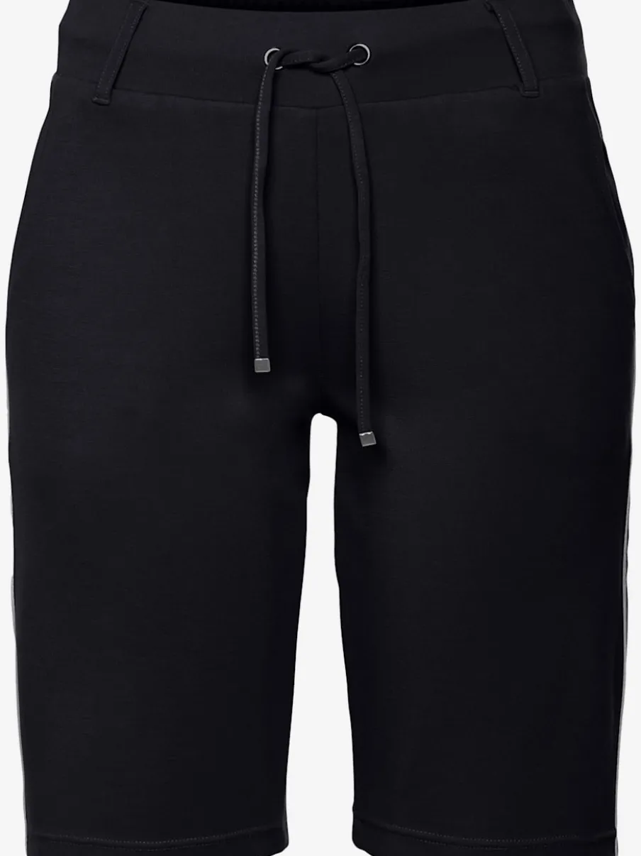 Shorts bermuda doux avec lien à nouer et poches latérales