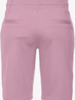 Shorts bermuda doux avec lien à nouer et poches latérales