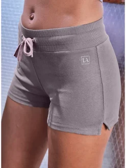 Shorts confortables avec rubans réglables et petites fentes