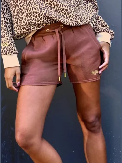 Shorts confortables en matière sweat au design original