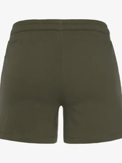 Shorts décontractés en sweat doux avec ceinture sportive