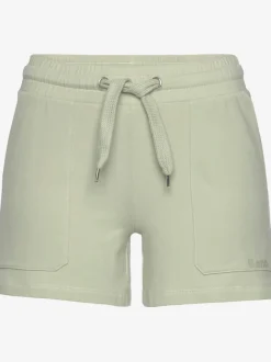Shorts décontractés en sweat doux avec ceinture sportive