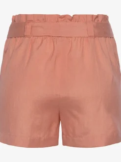 Shorts doux avec ceinture à nouer et poches