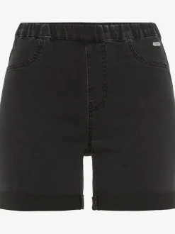 Shorts en jean extensibles avec deux poches arrière