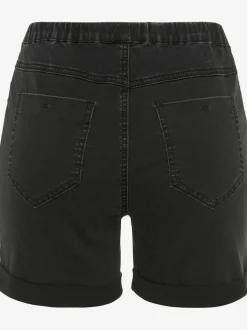 Shorts en jean extensibles avec deux poches arrière