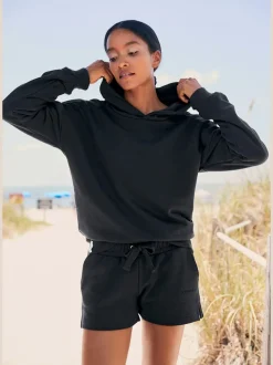 Shorts en matière coton doux avec ceinture élastique