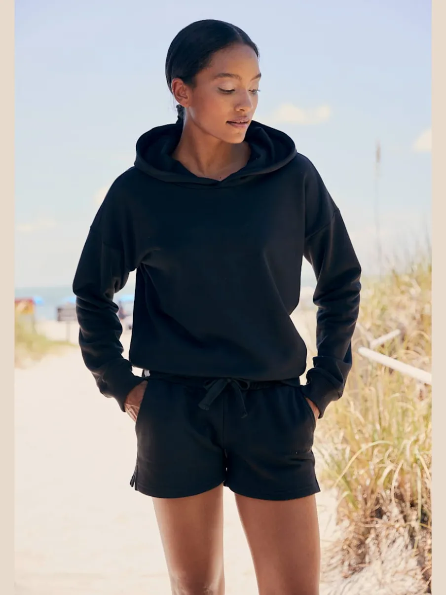 Shorts en matière coton doux avec ceinture élastique