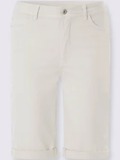 Shorts 5 poches avec revers fixe et finition soignée