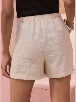Short tissé short confortable