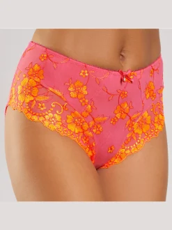 Slip avec dentelle brodée