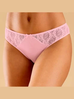 Slip dentelle jacquard