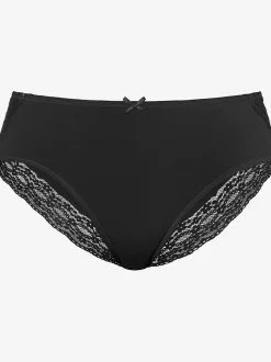 Slips jazz joli et large dégradé de dentelle des côtés vers l'arrière