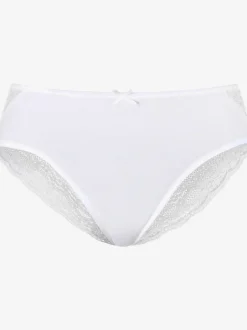 Slips jazz joli et large dégradé de dentelle des côtés vers l'arrière