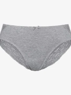 Slips jazz joli et large dégradé de dentelle des côtés vers l'arrière