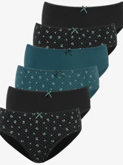 Slips jazz lot de 6 panties petite fleur