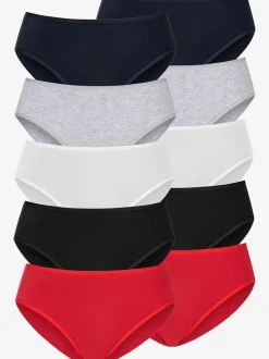 Slips jazz lot de 10 panties pratiques