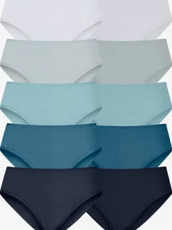 Slips jazz lot de 10 panties pratiques
