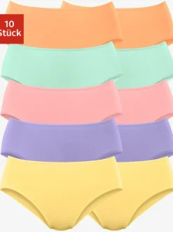 Slips jazz lot de 10 panties pratiques