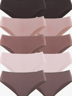 Slips jazz lot de 10 panties pratiques