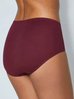 Slip taille haute côtes fines