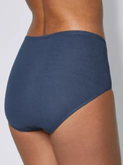 Slip taille haute côtes fines