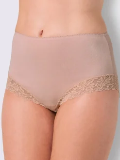 Slip taille haute côtes fines