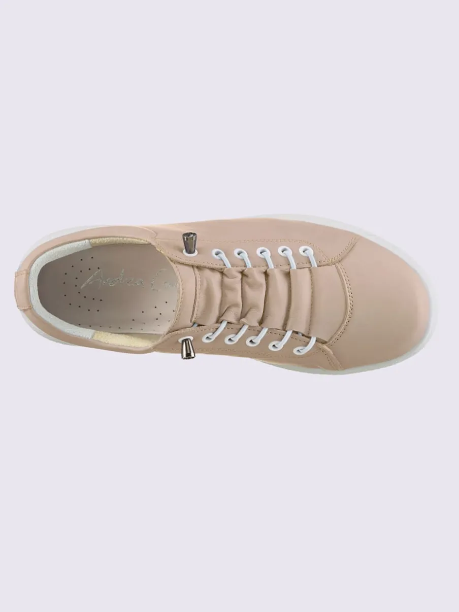 Sneakers cuir nappa de vache